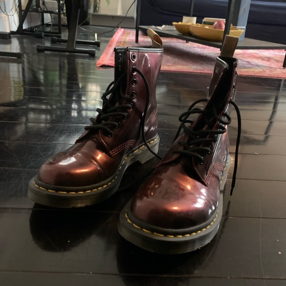 Cherry Red Dr. Marten Boots. UK 6 / US 8 - Picture 3 of 3